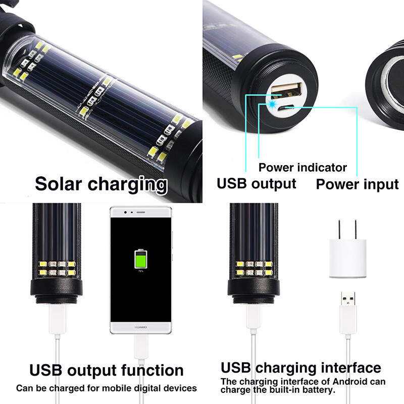 Driver Defender - Ultimate Auto Emergency Flashlight Tool & USB Power Bank