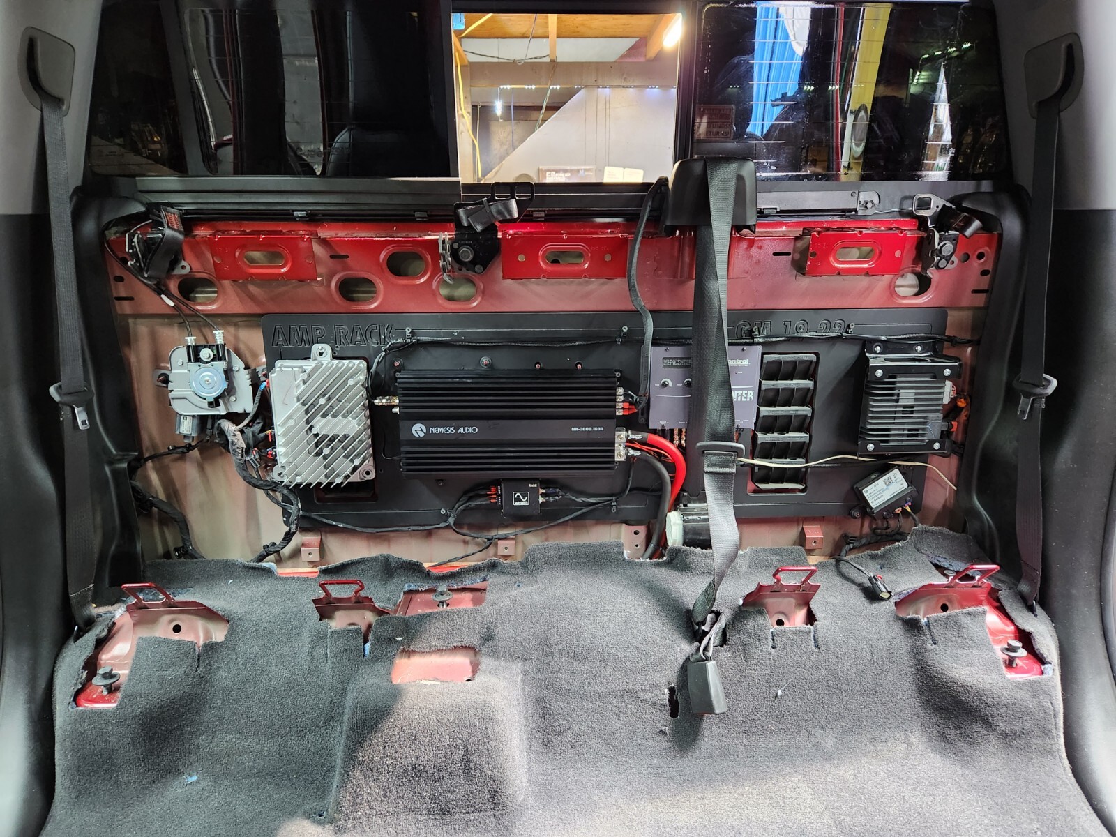 Chevy Silverado GMC Sierra 2019-2023 Amplifier rack Mount Abs factory mounting