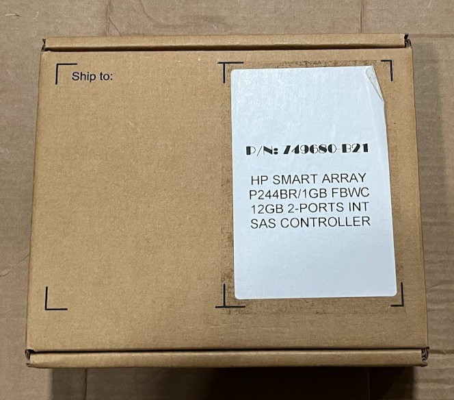 HPE Smart Array P244br/1GB FBWC SAS Controller 749680-B21 RAID Card