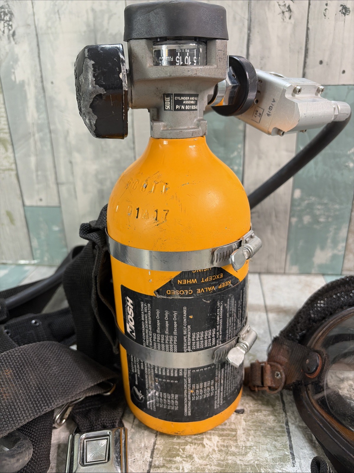 Scott SKA-PAK 5min Emergency Escape Bottle SABA Mobile Air SCBA Work Pack