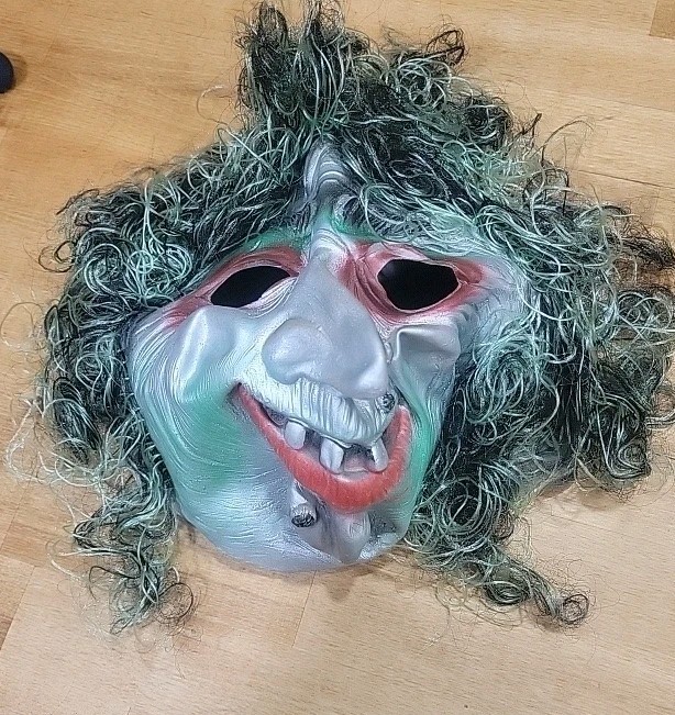 vintage halloween mask witch