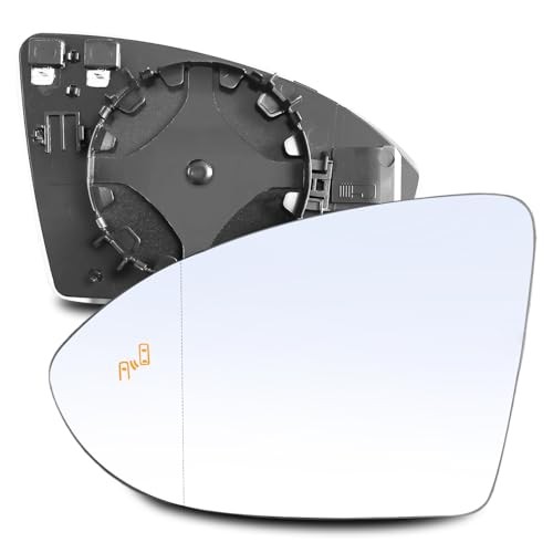 Driver Left Side Mirror Glass - Compatible with VW Vehicles - 2016 Driver Side