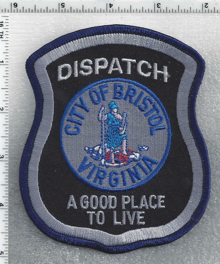 Bristol Police (Virginia)  Dispatch Shoulder Patch