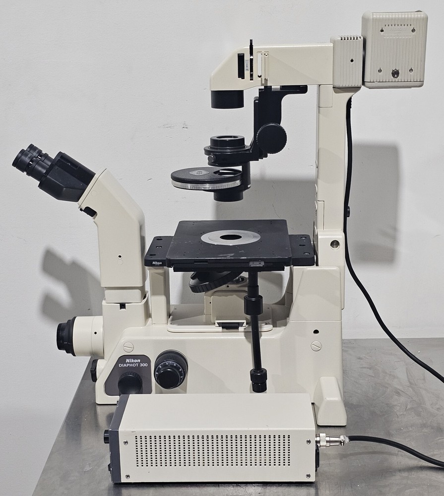 Nikon Diaphot 300 Inverted Hoffman Modulation Contrast Microscope