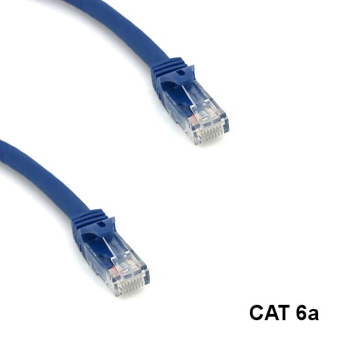 Kentek Blue 3ft UTP Cat6a Cable 10Gbps RJ45 Pure Copper Wire Network Internet