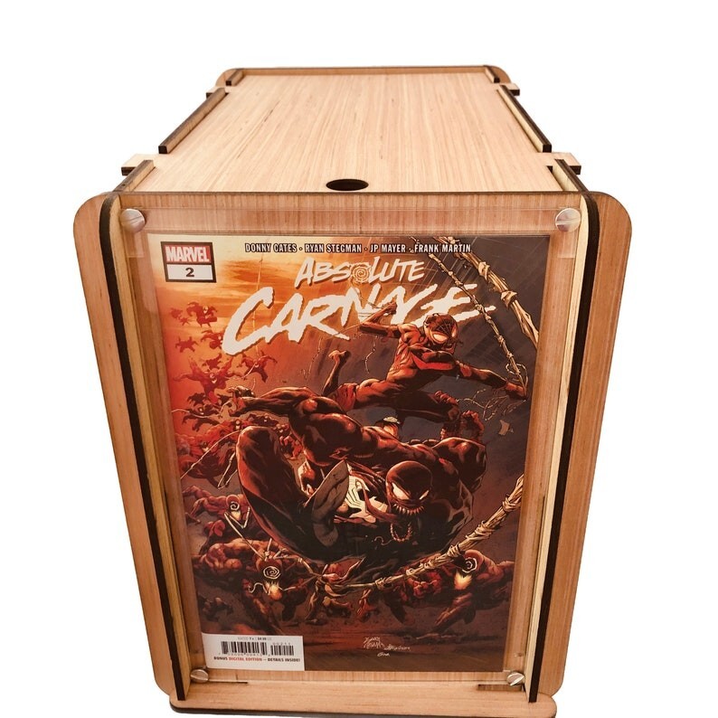 Comic Book Storage/Display Box + Marvel 's Absolute Carnage #2 - Perfect Combo
