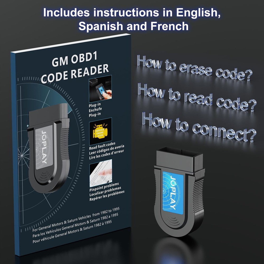 OBD1 Scanner Code Reader for GM 19821995 Vehicles, ECM ABS Diagnostic Tool