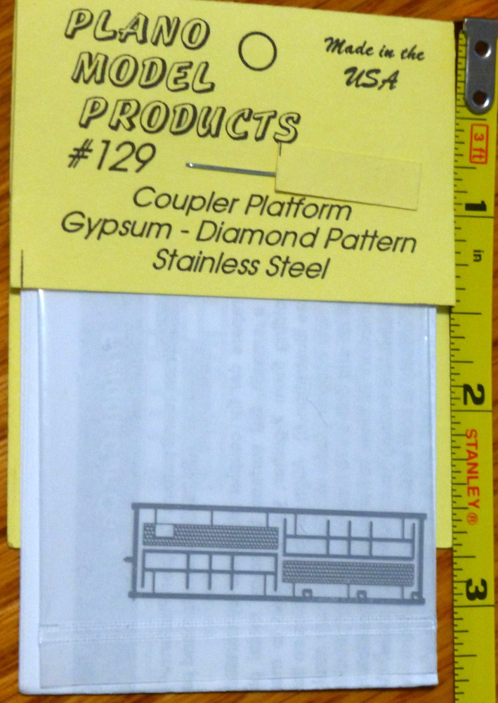 Plano HO #129 Coupler Platform - US Gypsum diamond pattern