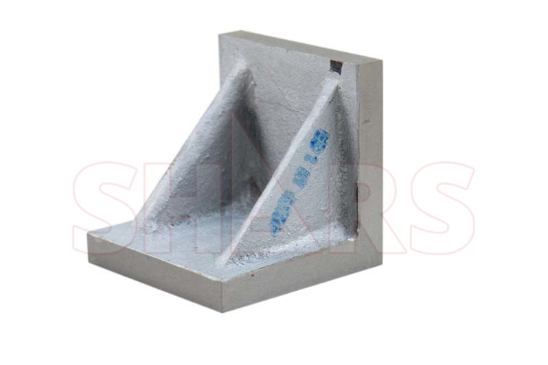 Webbed End 10x10x10 Ground Angle Plate High Tensile Cast Iron 0.0005" per 6" R