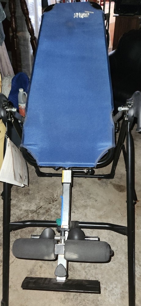 Teeter Hang Ups Inverson Table Blue Back Relief Tool Machine