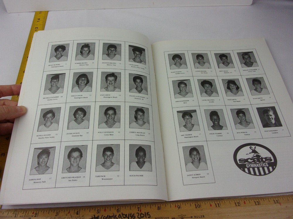 1987 SCATS Gymnastics program Cathy Rigby Olympics youth training org