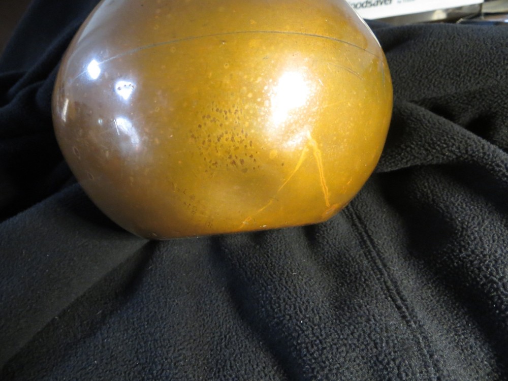 Los Castillo Copper Pitcher With Malachite Frog Decorative Inlay