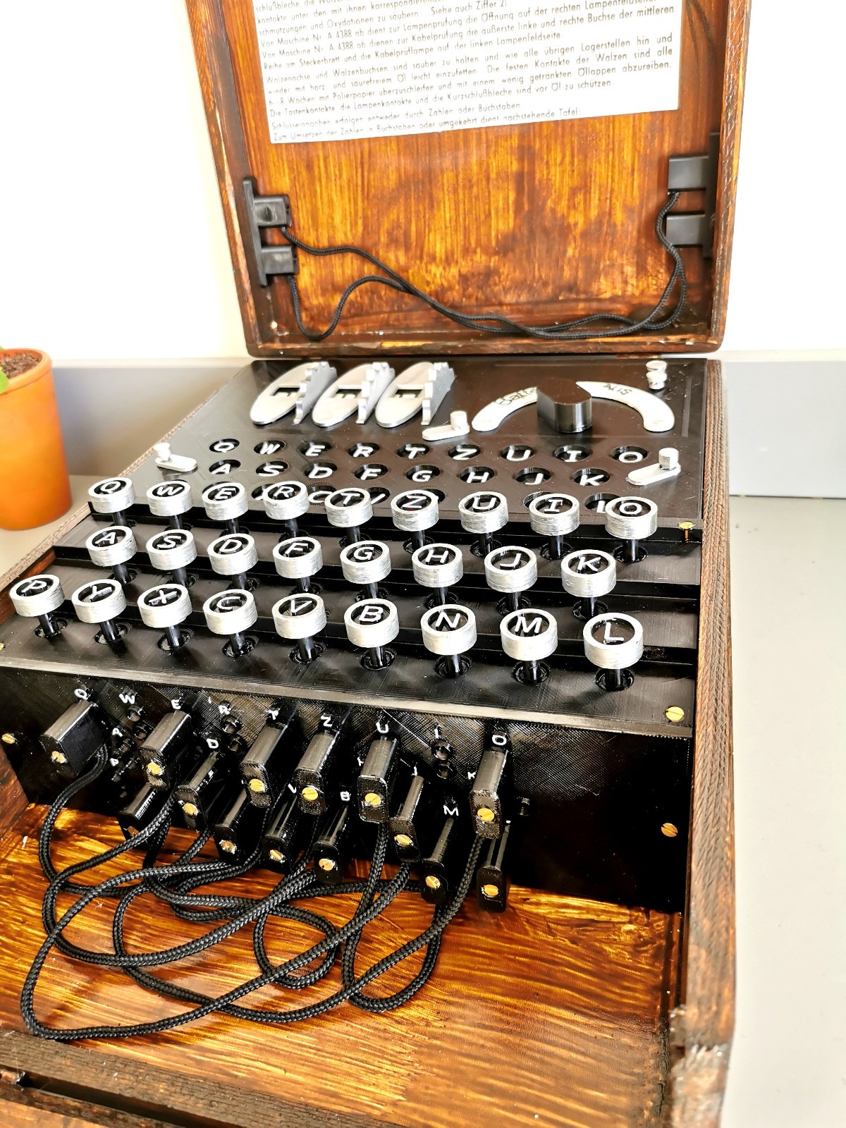 Enigma Machine Replica True Scale 1/1
