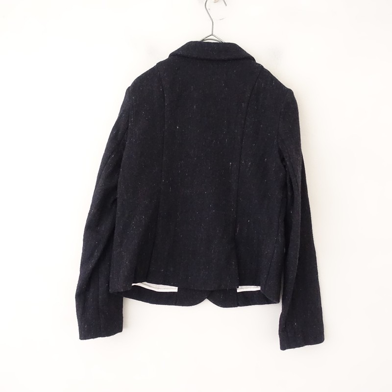 Lisette Wool Cotton Linen Bonded Classical Jacket