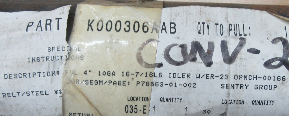 Dematic K000306AAB Drum Pulley