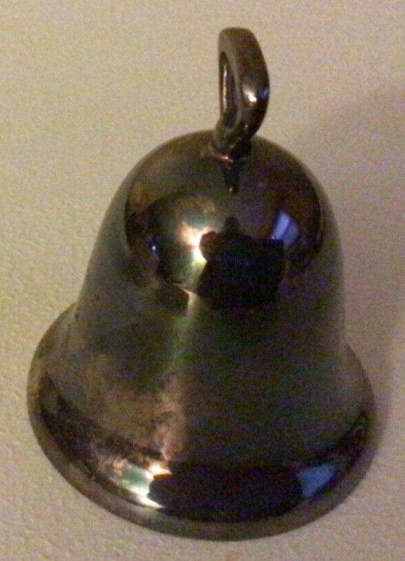 Reed & Barton Silver Plated 25th Anniversary Engraved Dinner Bell