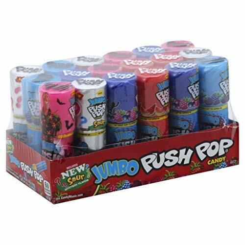 Push Pop Jumbo Candy Assortment Bulk 18 Pack