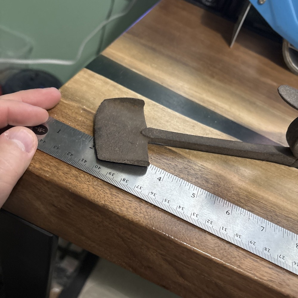 Unusual Primitive Tool Forge Stove Scraper Shovel Blacksmith