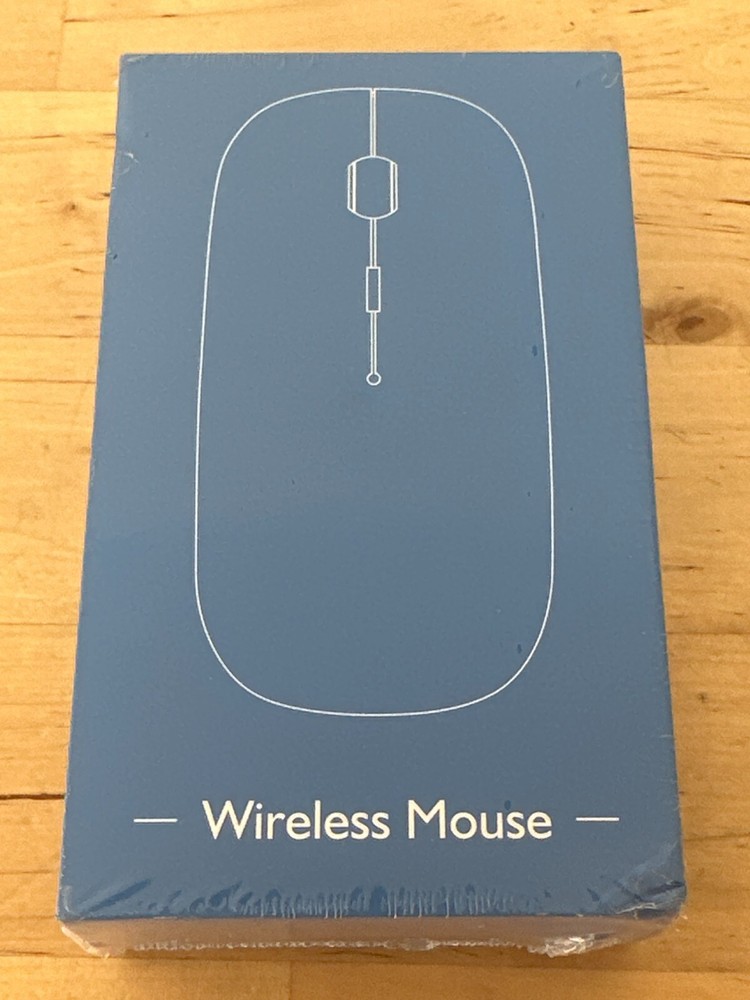 Picktech Q5 Slim Rechargeable Wireless Mouse 2.4G New White