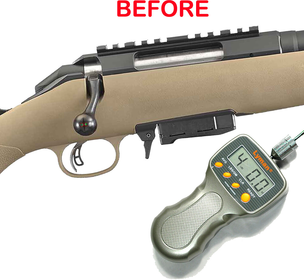 For Ruger American Rifle Reduced Pull Spring Upgrade 1.5 lb