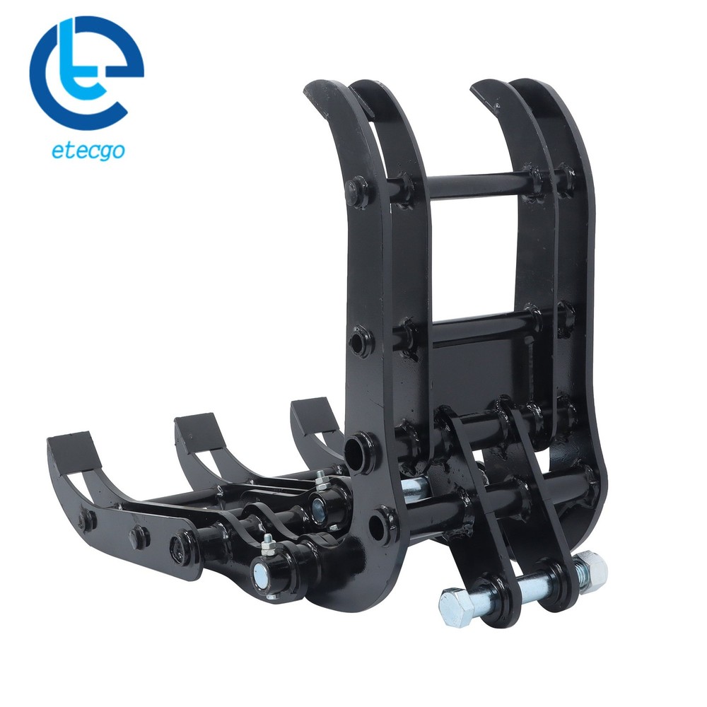 Wide Opening Excavator Grapple for Compact Diggers -Quick Attach