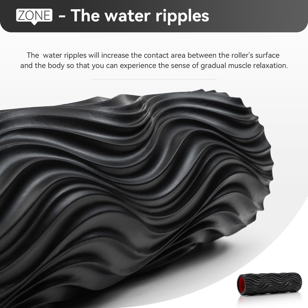 Foam Roller High-Density Exercise Roller, Deep Tissue Muscle Massage, Stretch...