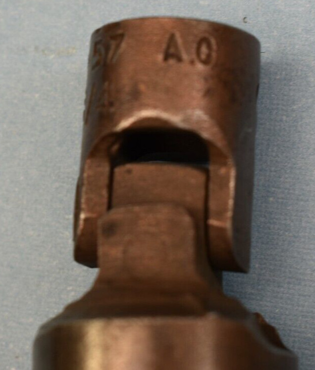 Vintage WRIGHT TOOLS ~ MU-57 ~3/4" Swivel Socket 12 Point 3/8 Drive Date Code AC