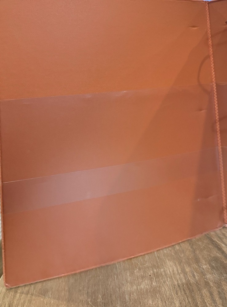 Avery 1 1/2" Orange 3 Ring Binder with Pockets & Cat Folder - A0193