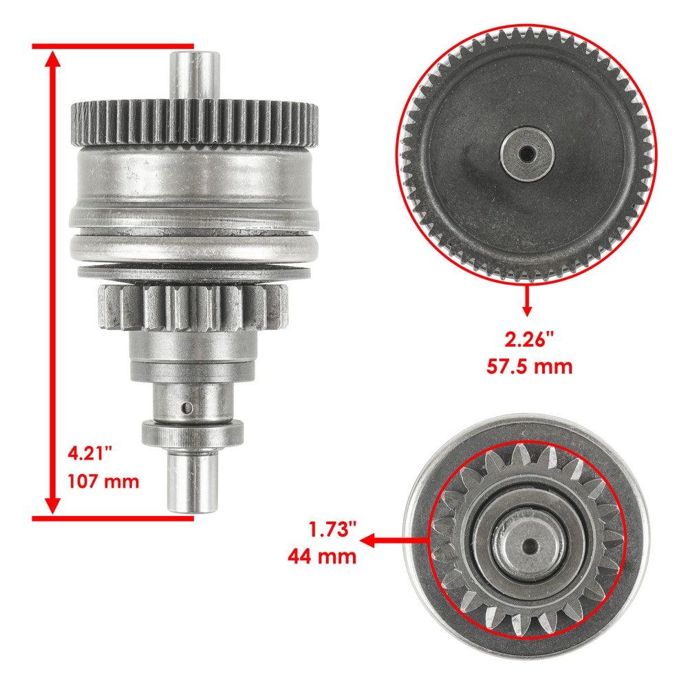 New Starter & Drive for Seadoo Lrv 951Cc 950 2000 2001