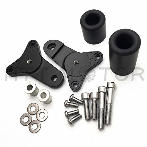 MT219-063- Black No Cut Frame Slider Crash Protector Compatible with 2011