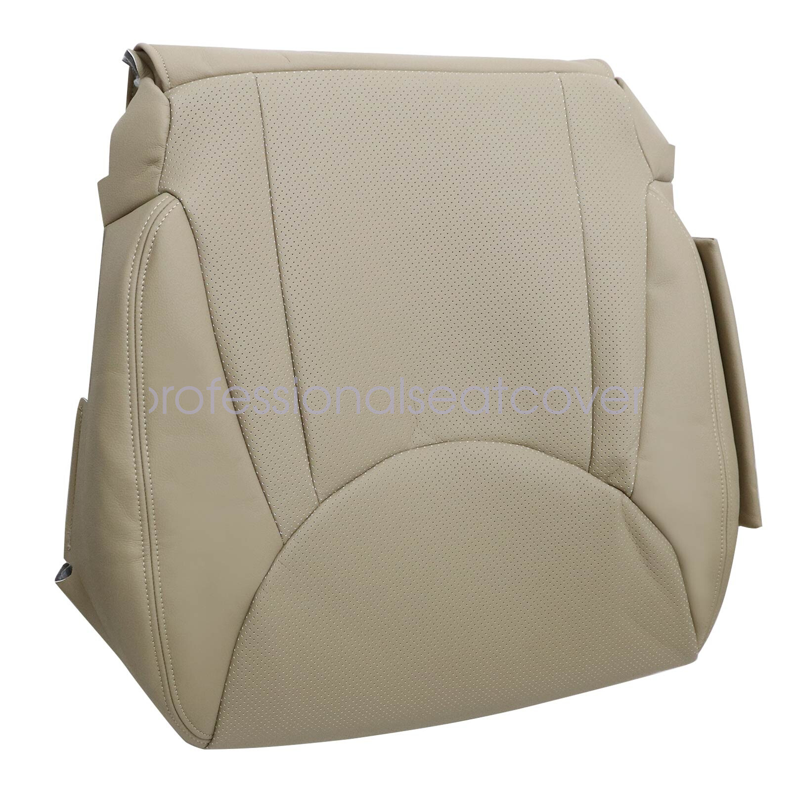 Driver & Passenger Leather Seat Cover Tan For 2001 to 2006 Lexus LS430