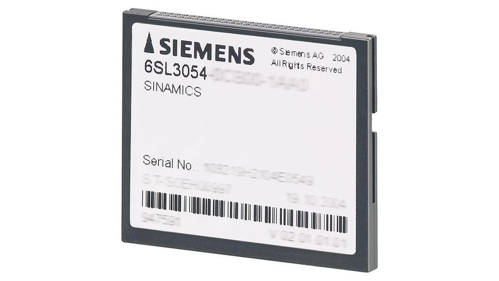 SINAMICS S120 COMPACTFLASH CARD, 6SL3054-0EE01-1BA0 (NO)