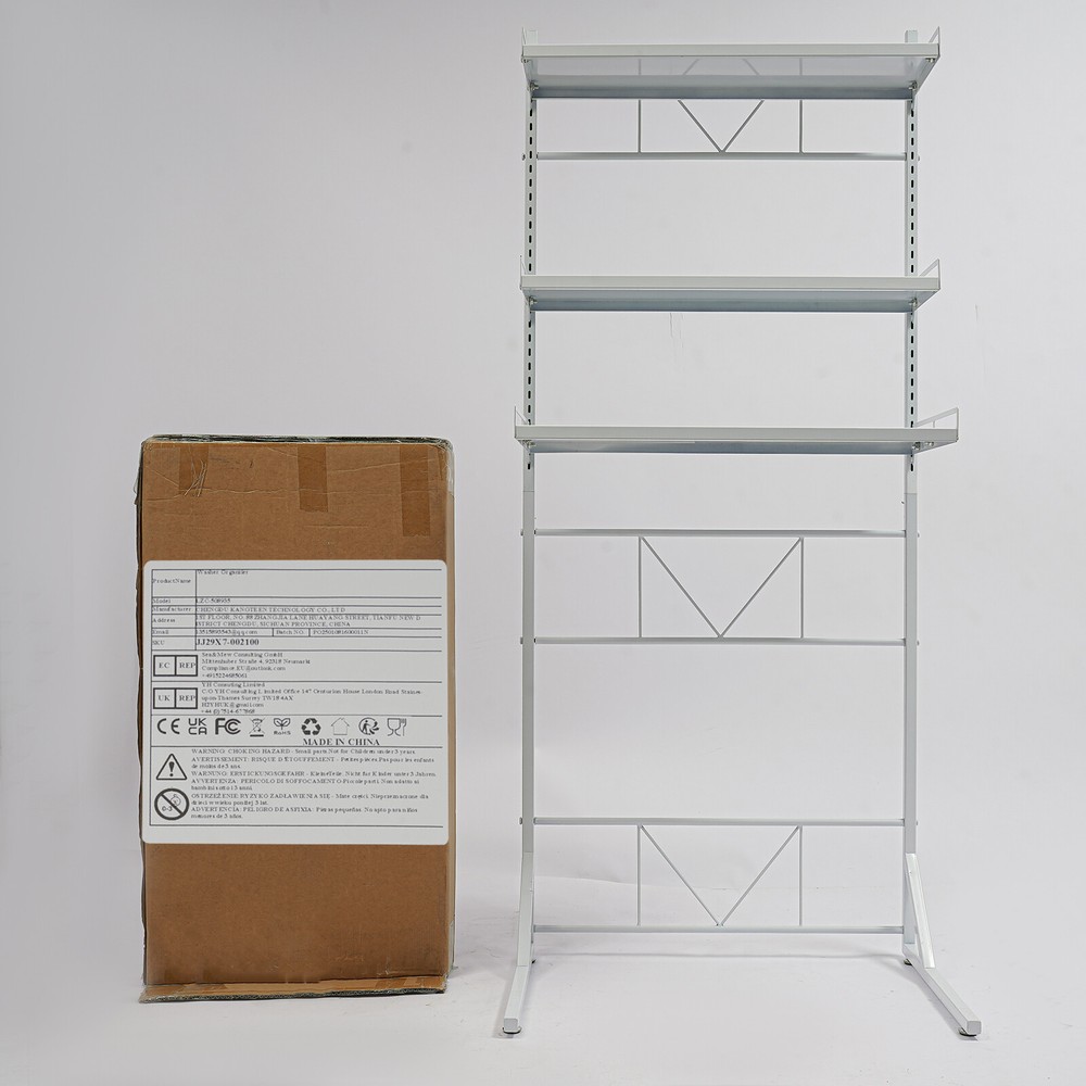 Multi-functional Three Tier Washing Machine Shelf, Laundry Room Storage Shelf