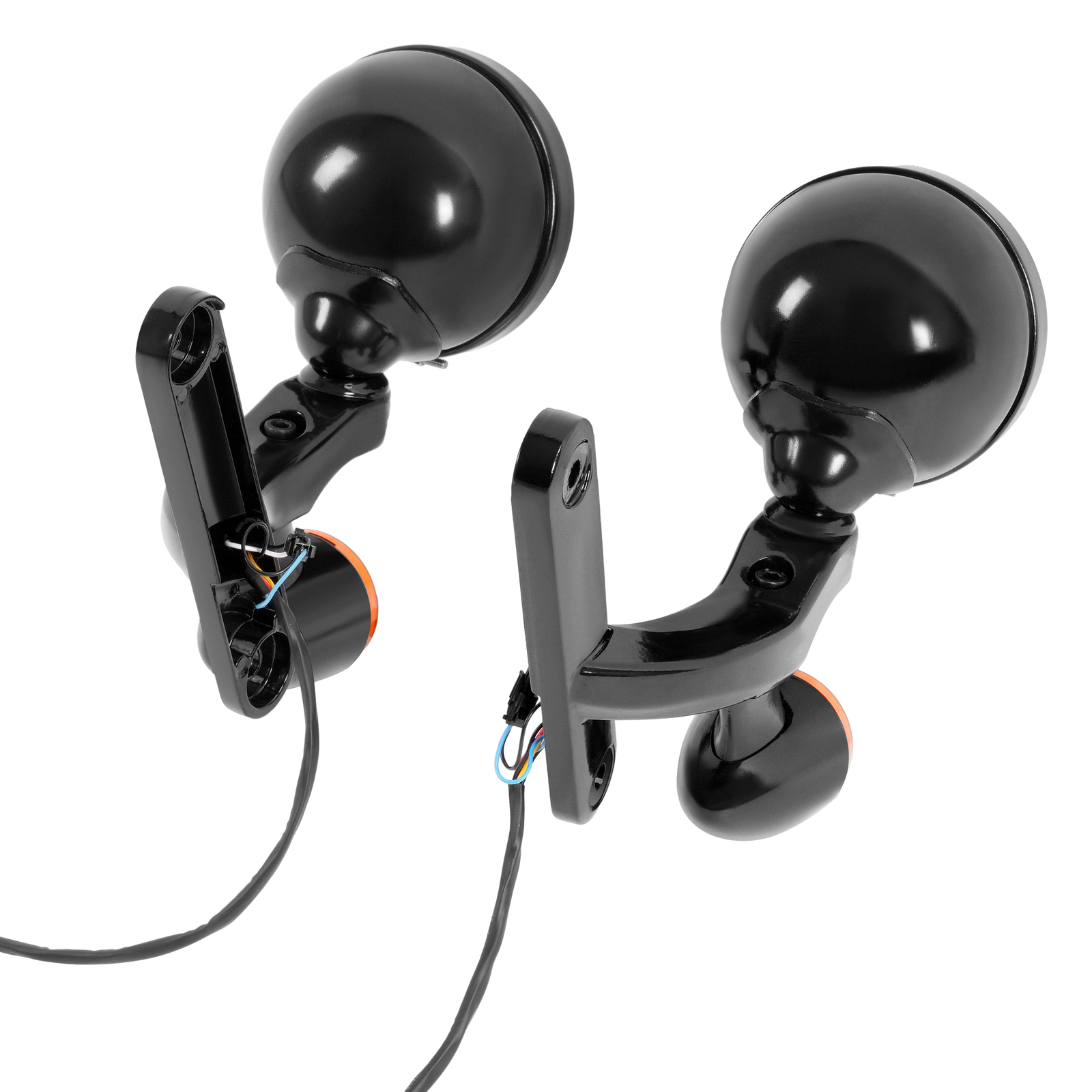 Fog Light Bracket Turn Signal LED For Harley Street Glide Road King 1994-Up