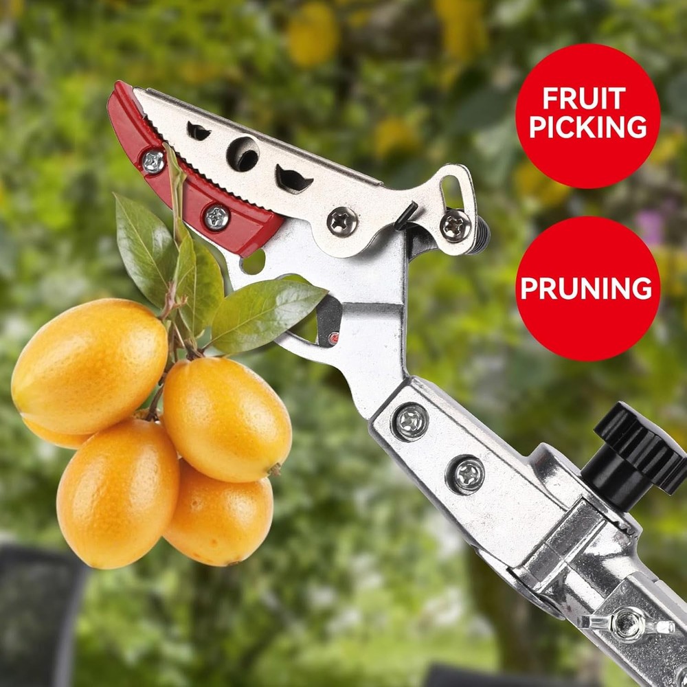 Extendable Tree Pruner, 3.67-5.45 ft Telescopic Pole Pruning Shears