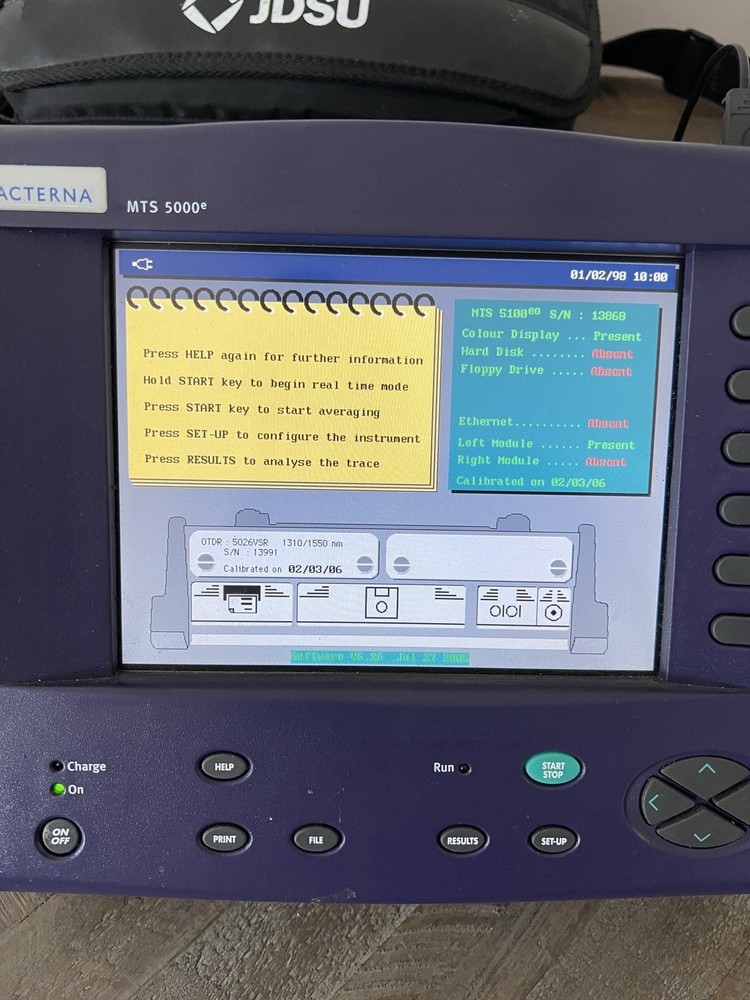 Acterna JDSU MTS5000e OTDR FIBER Tester