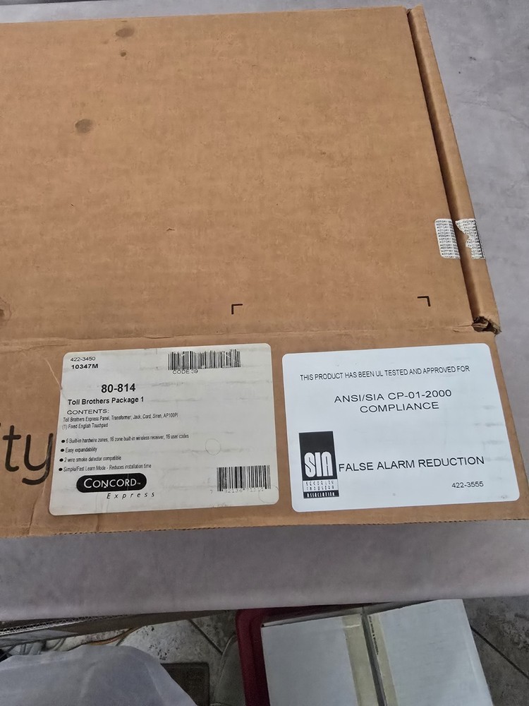 Concord Express Control Panel - New in box