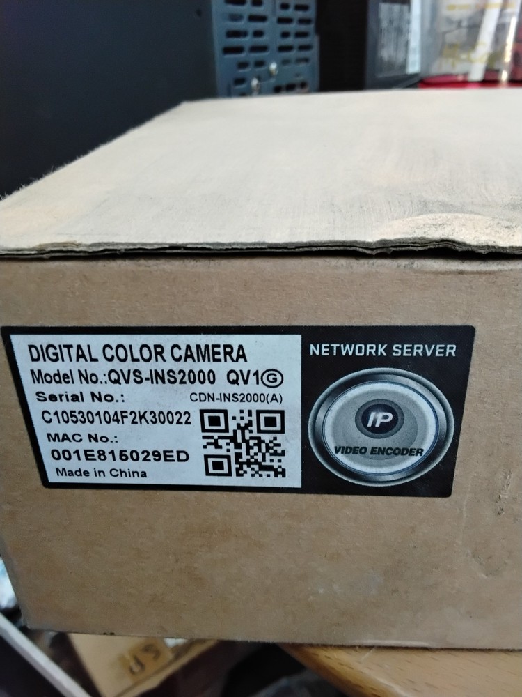 QVS Network Server IP Video Encoder QVS-INS2000 QV1   New In Box