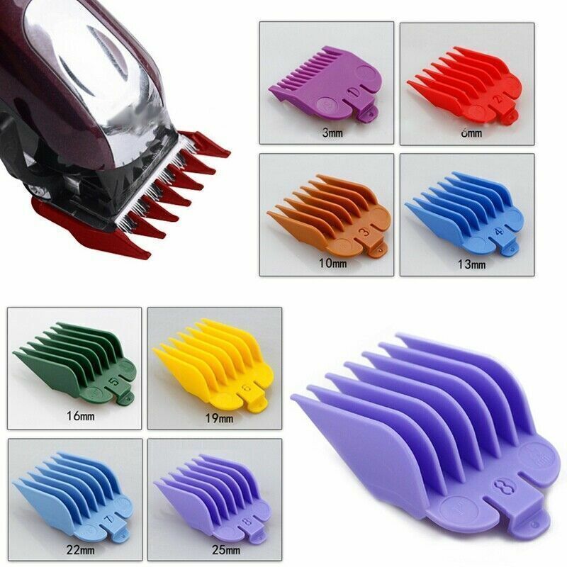 8pcs/Set Standard Guards Attach Trimmer Hair Clipper Guide Comb Set for WAHL NCx