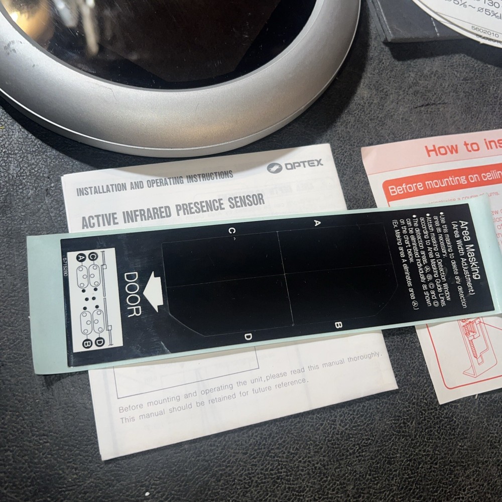 Optex OA-60C CEILING RECESS MOUNT PRESENCE SENSOR