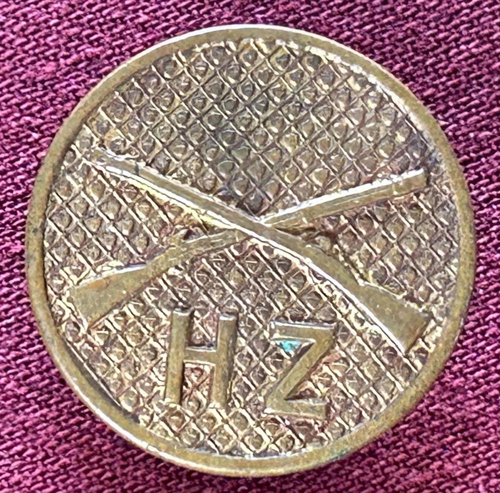 1920s US Army Collar Disc Infantry Howitzer Screw Back