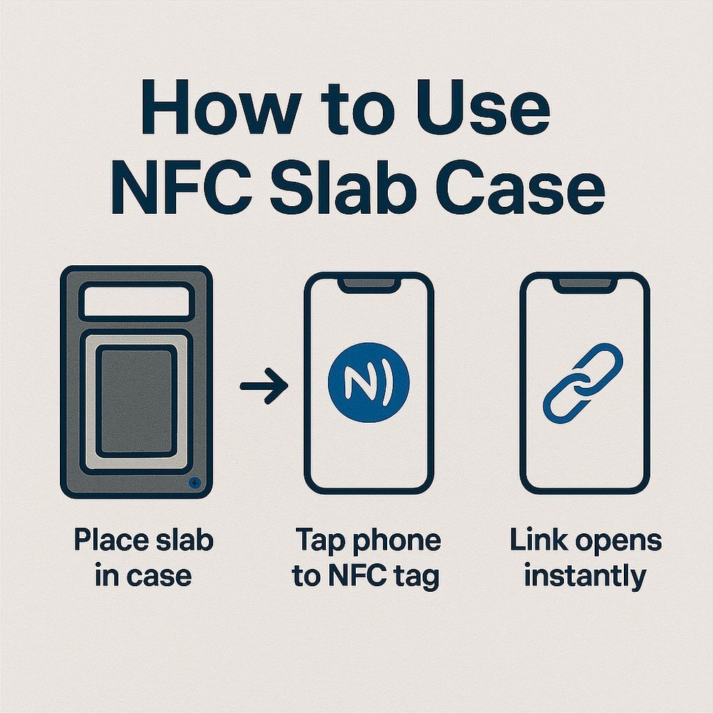 NFC Slab Case for PSA – Dark Gray – Tap to View Certs & Comps