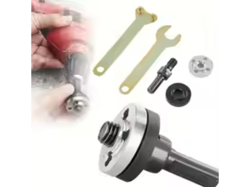 10mm 5Pcs Drill to Angle Grinder Adapter Set – Variable Rod Converter Tool