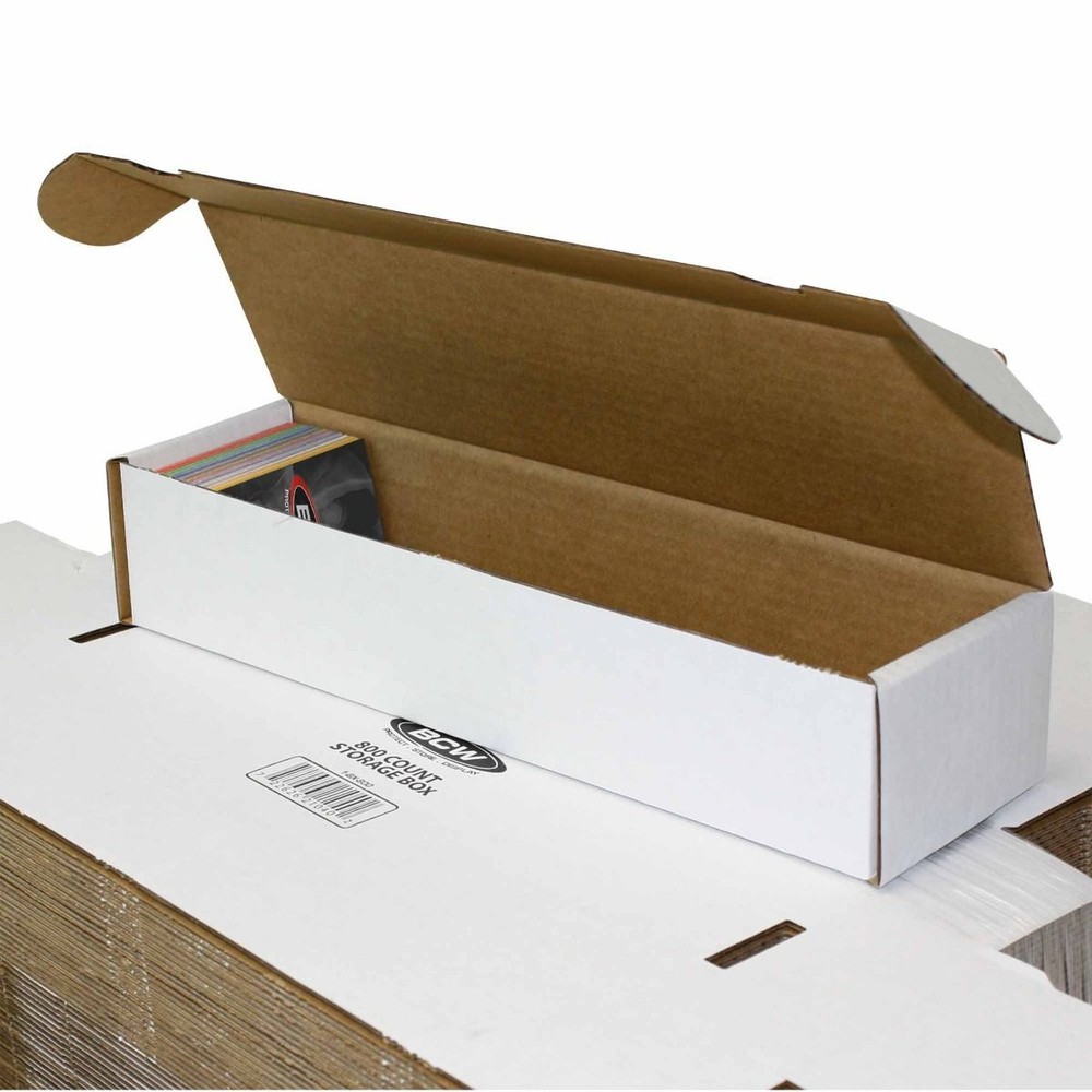 7 BCW 800 Count Card Storage Boxes