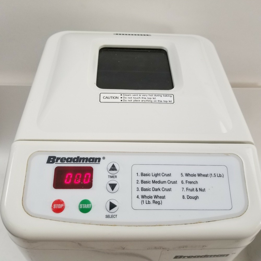 Breadman TR-440 Automatic Bread Maker 1.5 Lb Loaf Homemade Bread Machine