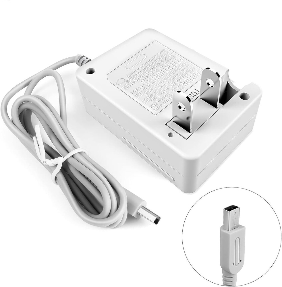 2-Pack 3DS & Dsi Charger Compatible with Nintendo, Foldable Plug