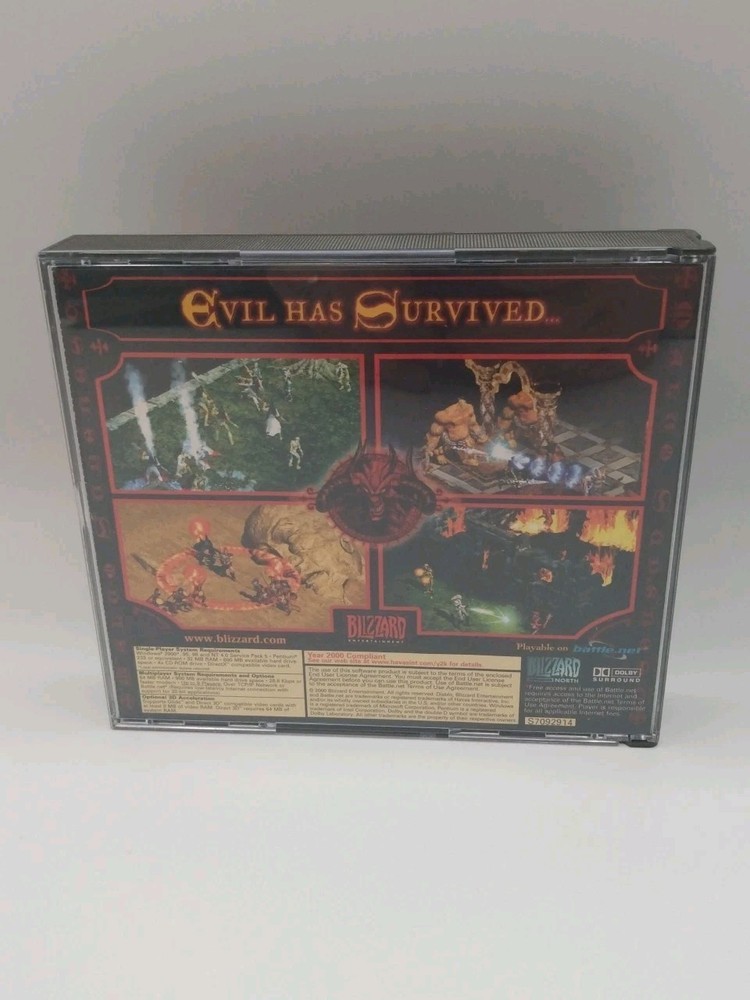 Vintage Diablo II PC Game - Windows 2000 - 98/95