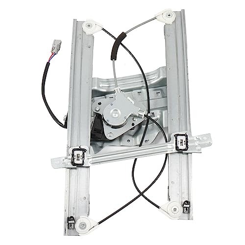 Driver Side Power Window Regulator With Motor Front Left Black/White