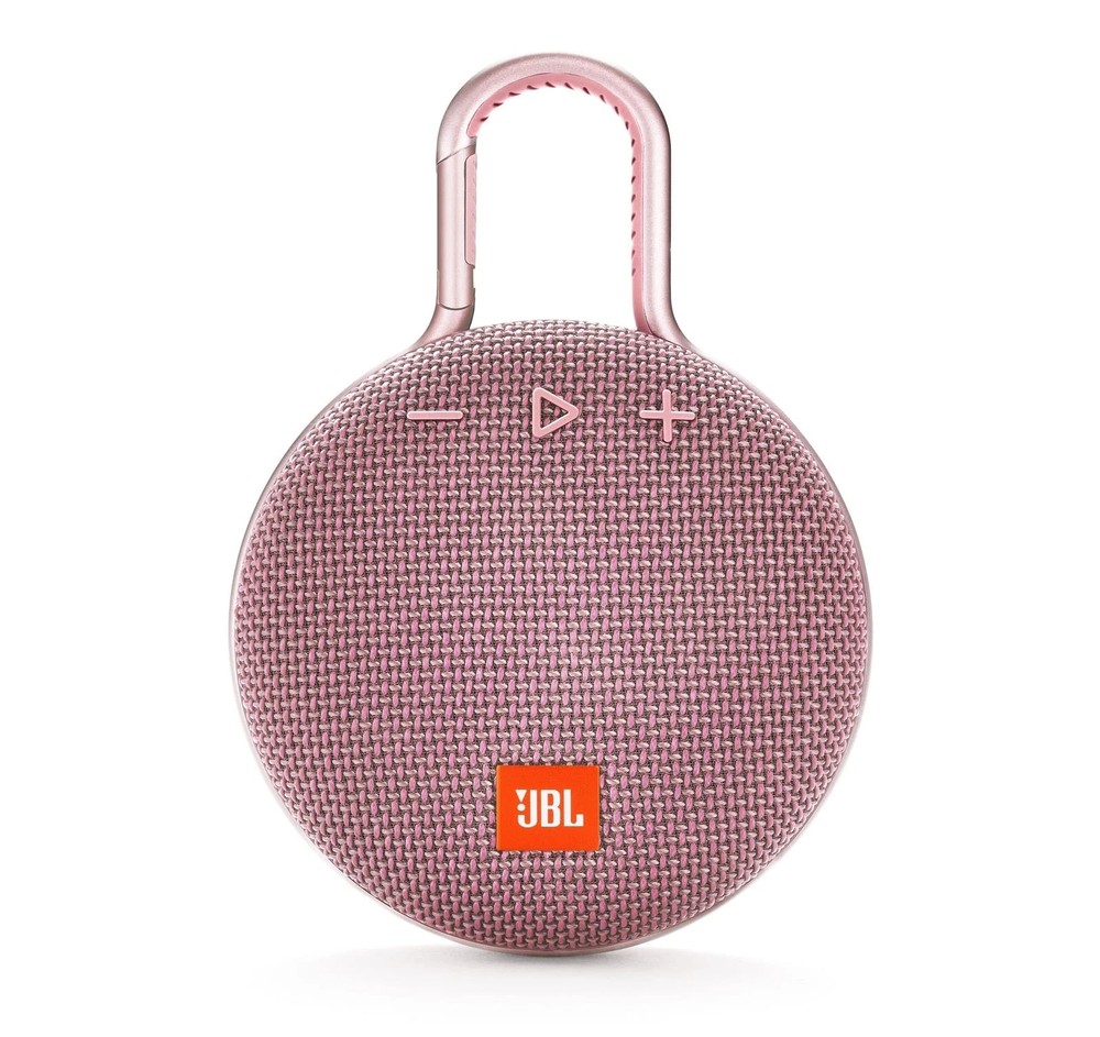 JBL Clip 3 Dusty Pink - Portable Bluetooth Speaker