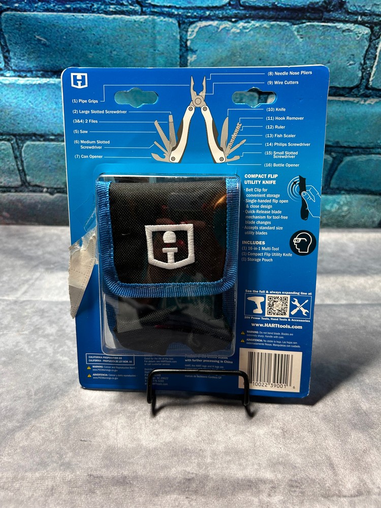 16-in-1 Multitool and Compact Flip Utility Knife